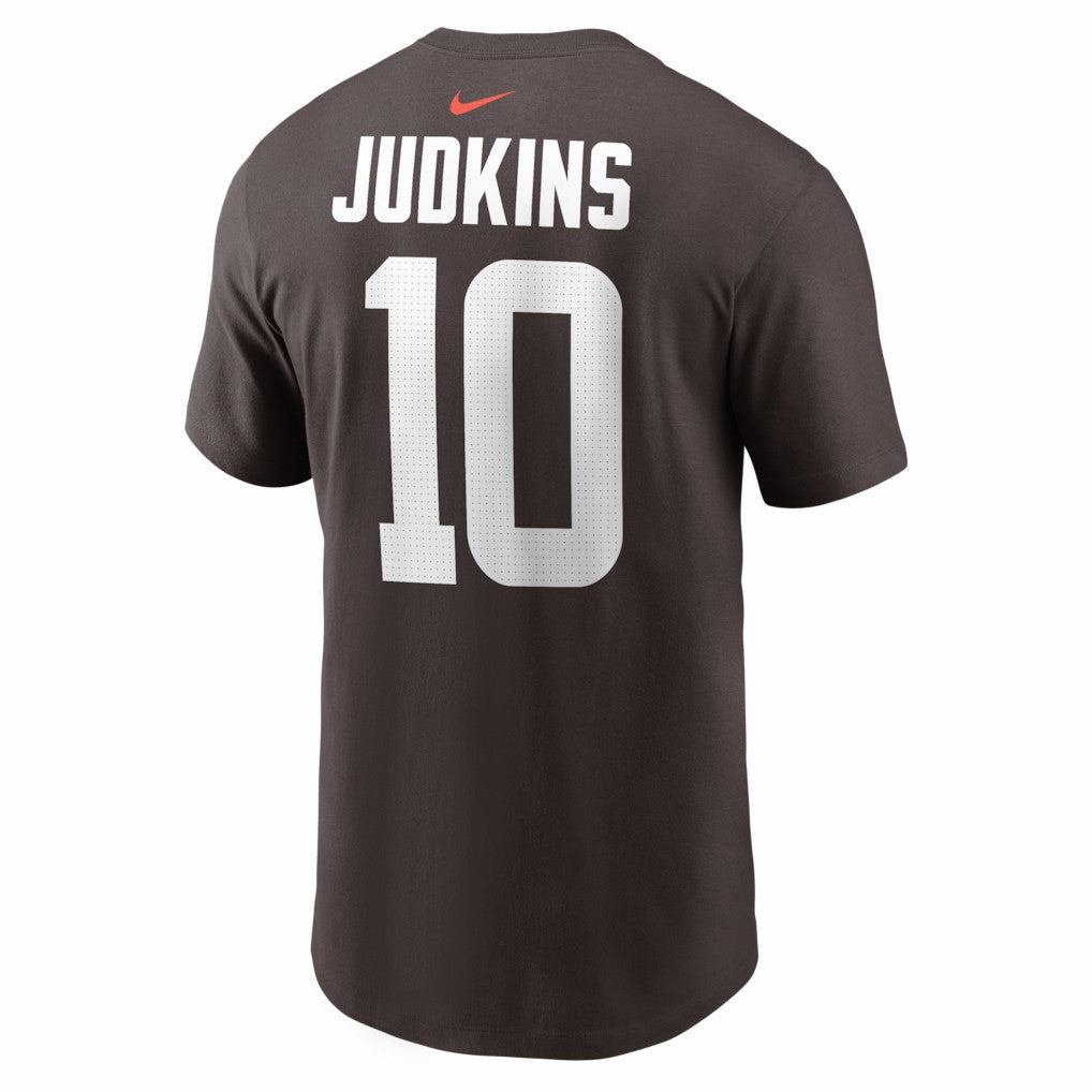 Quinshon Judkins Cleveland Browns Name & Number T-Shirt - Brown - Nike