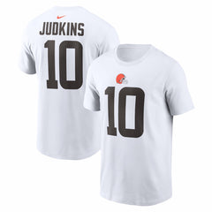 Quinshon Judkins Cleveland Browns Name & Number T-Shirt - White - Nike