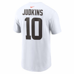 Quinshon Judkins Cleveland Browns Name & Number T-Shirt - White - Nike