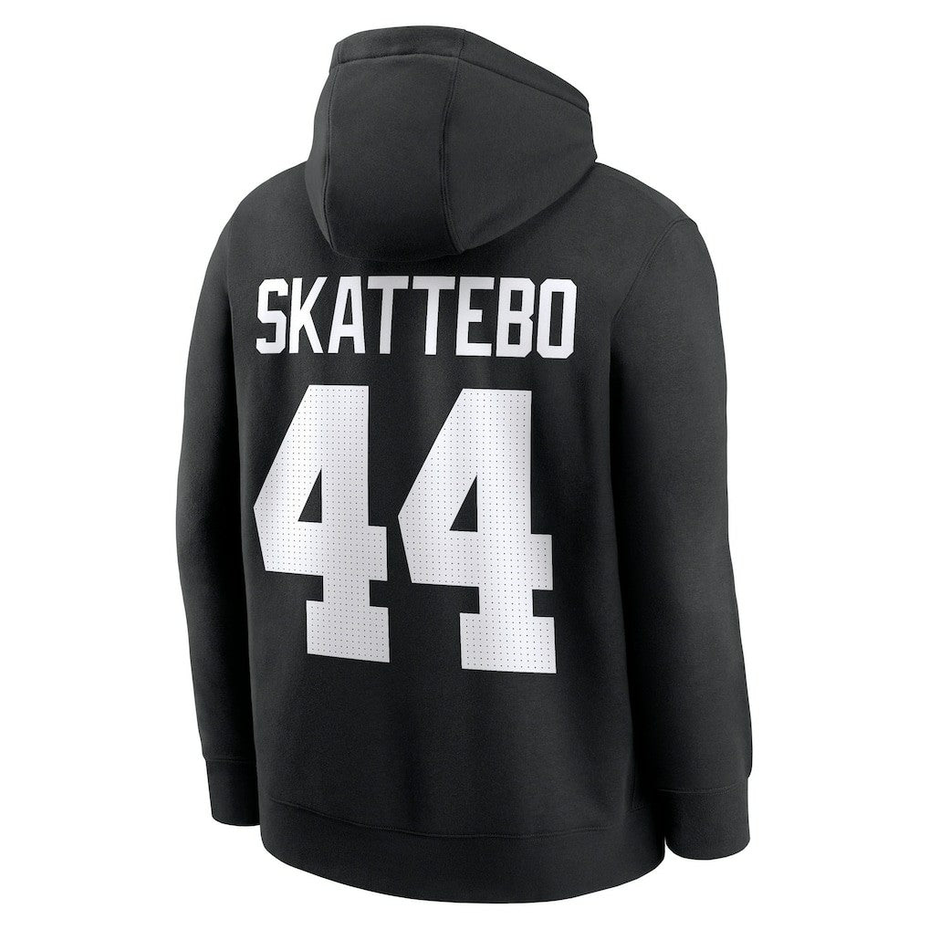 Cam Skattebo New York Giants Player Name & Number Fleece Hoodie - Black - Nike