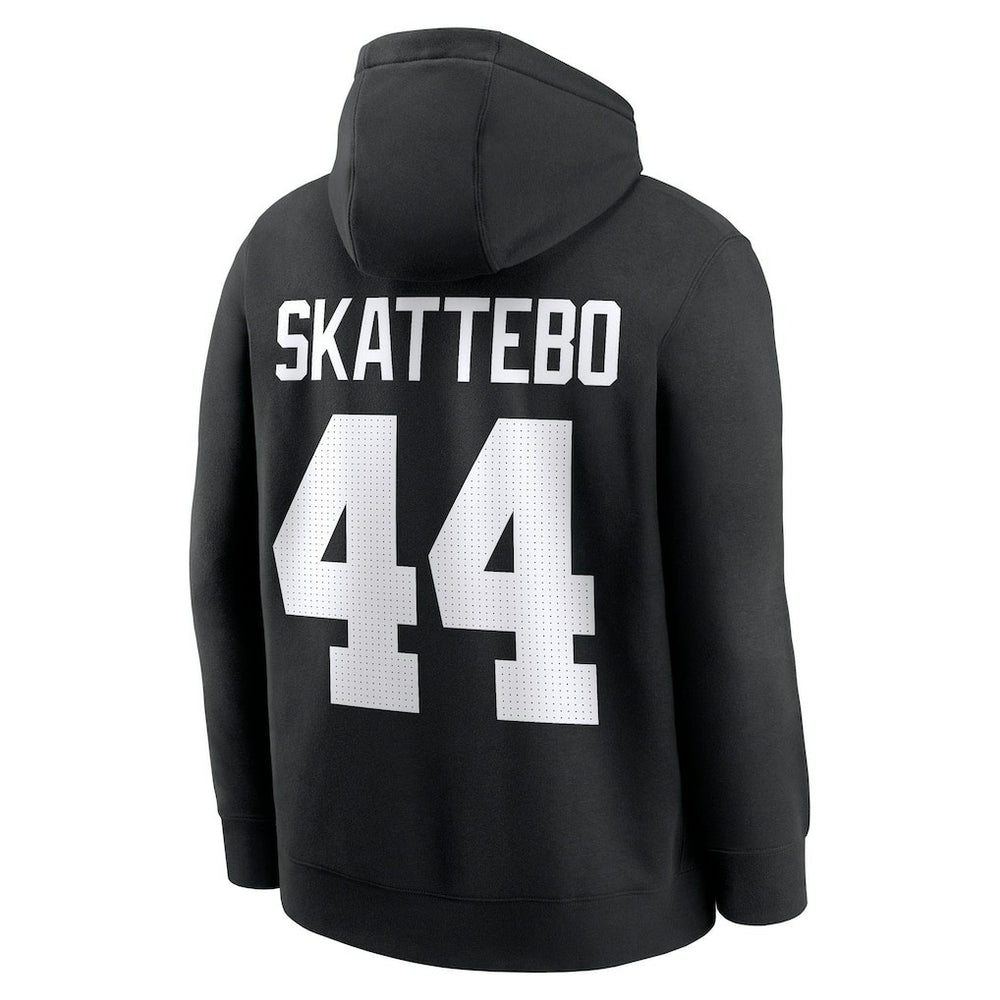 Cam Skattebo New York Giants Player Name & Number Fleece Hoodie - Black - Nike