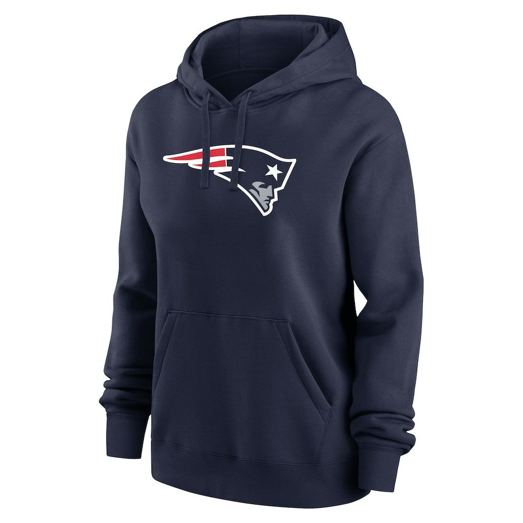 Drake Maye New England Patriots Women's Player Name & Number Fleece Hoodie - Navy - Nike