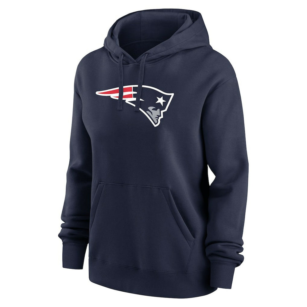 Drake Maye New England Patriots Women's Player Name & Number Fleece Hoodie - Navy - Nike