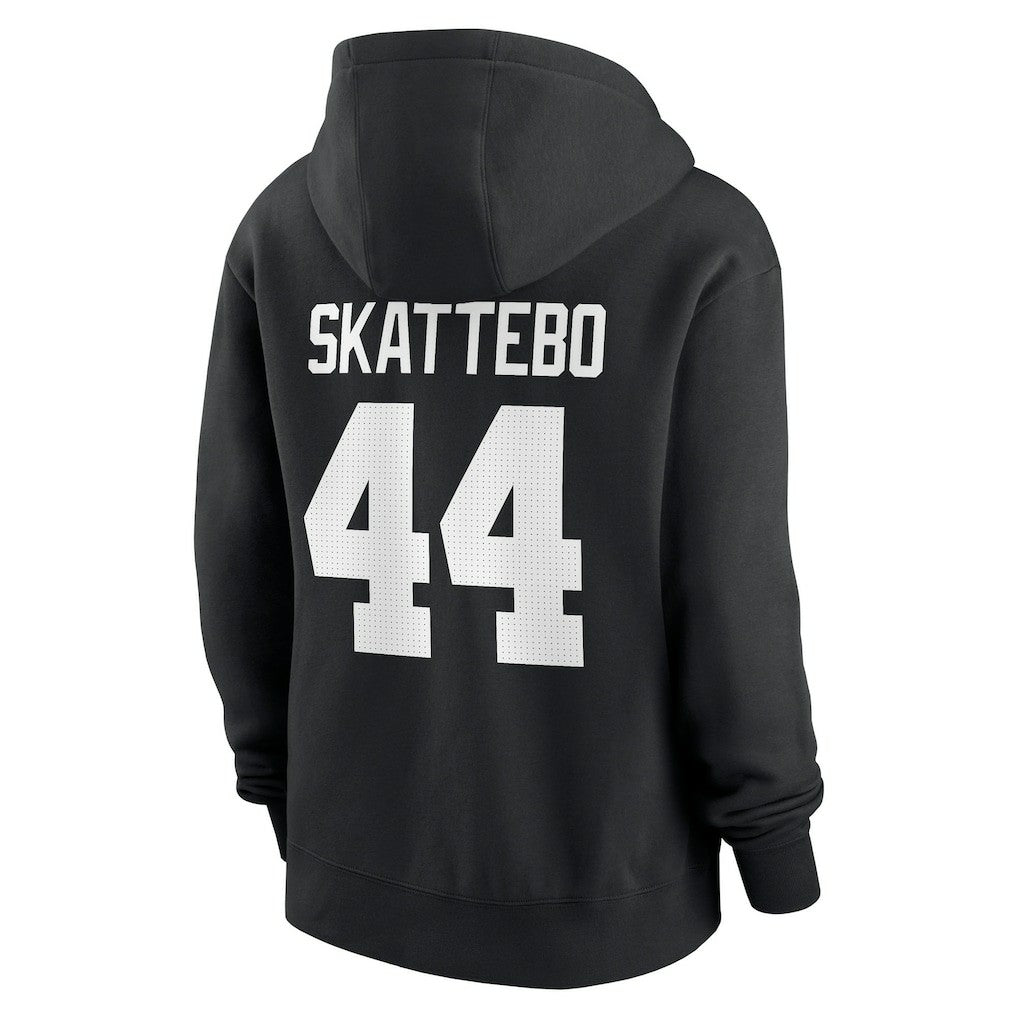 Cam Skattebo New York Giants Women's Player Name & Number Fleece Hoodie - Black - Nike