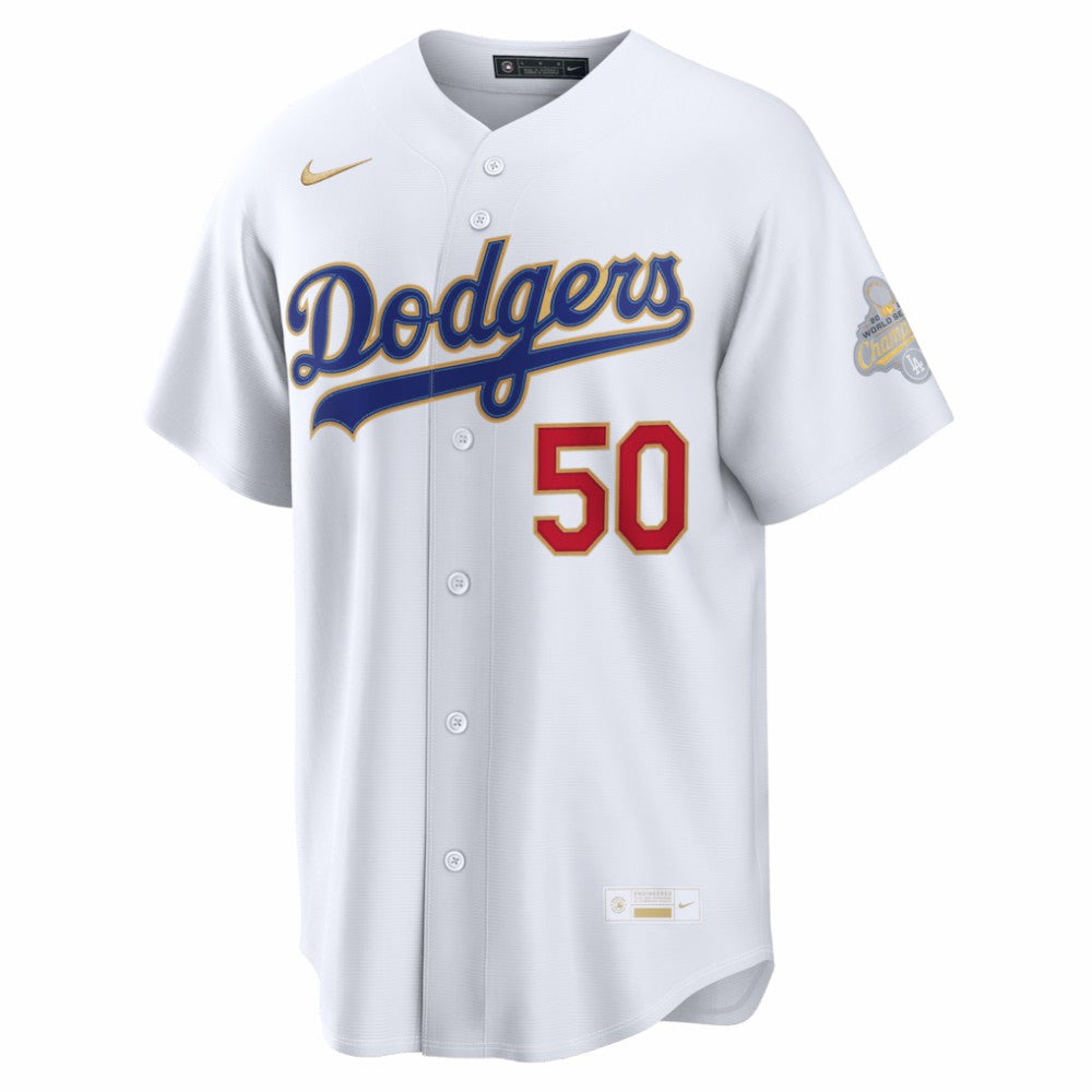 Mookie Betts Los Angeles Dodgers Nike 2026 Gold Collection Stadium Jersey Online