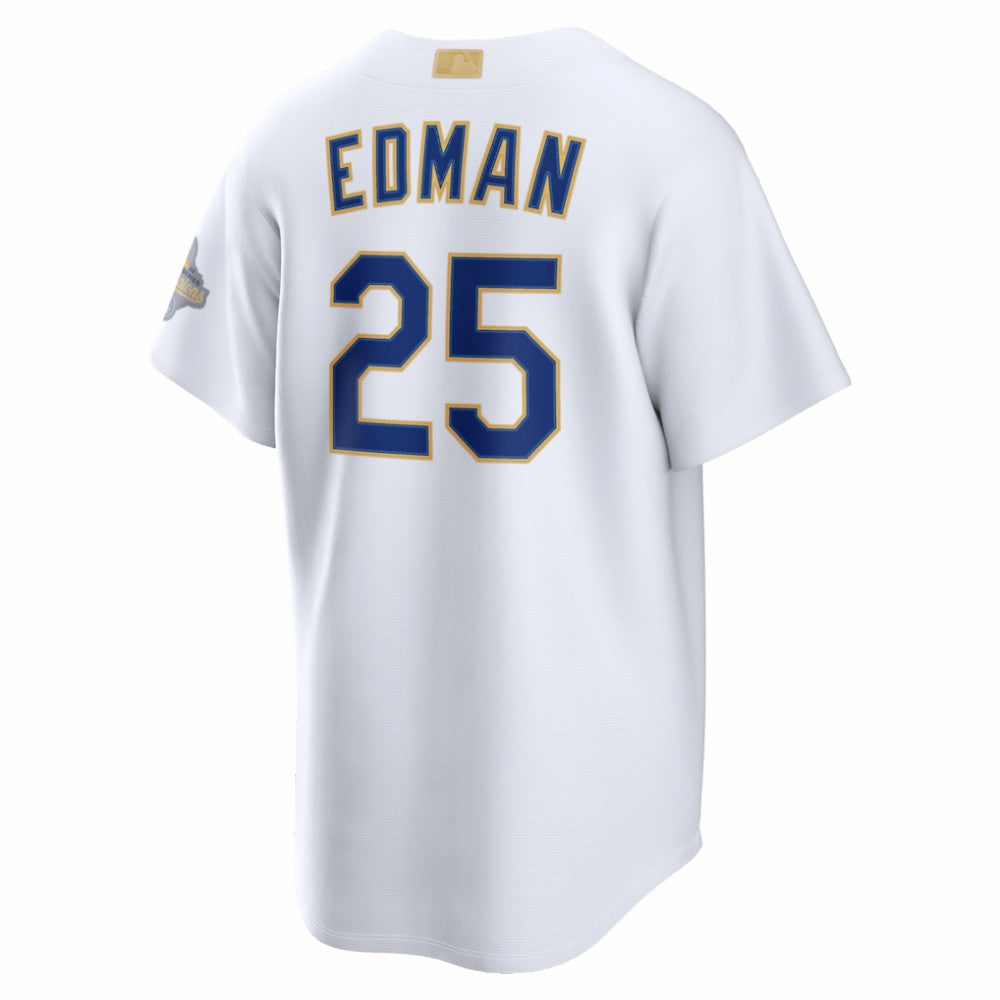 Tommy Edman Los Angeles Dodgers Nike 2026 Gold Collection Stadium Jersey Outlet