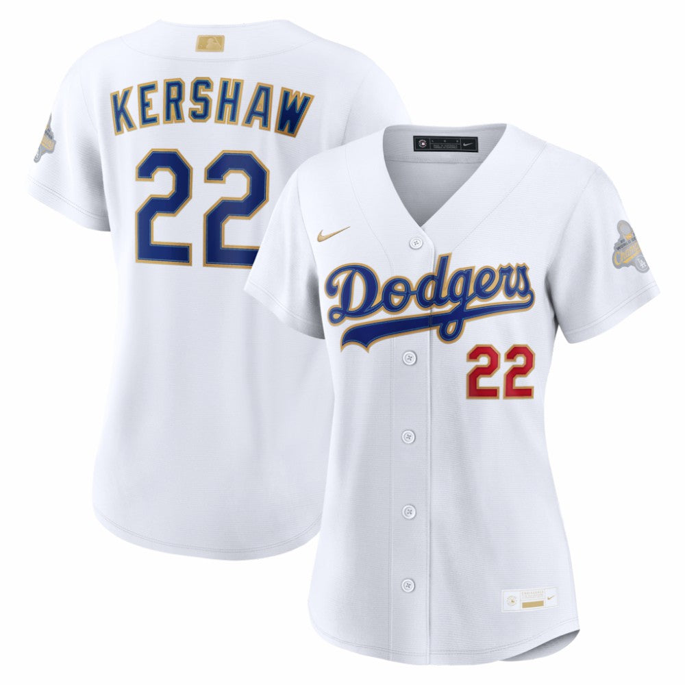 Clayton Kershaw Los Angeles Dodgers Nike Women's 2026 Gold Collection Stadium Jersey Near Me
