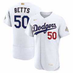 Mookie Betts Los Angeles Dodgers Nike 2026 Gold Collection Authentic Jersey Outlet