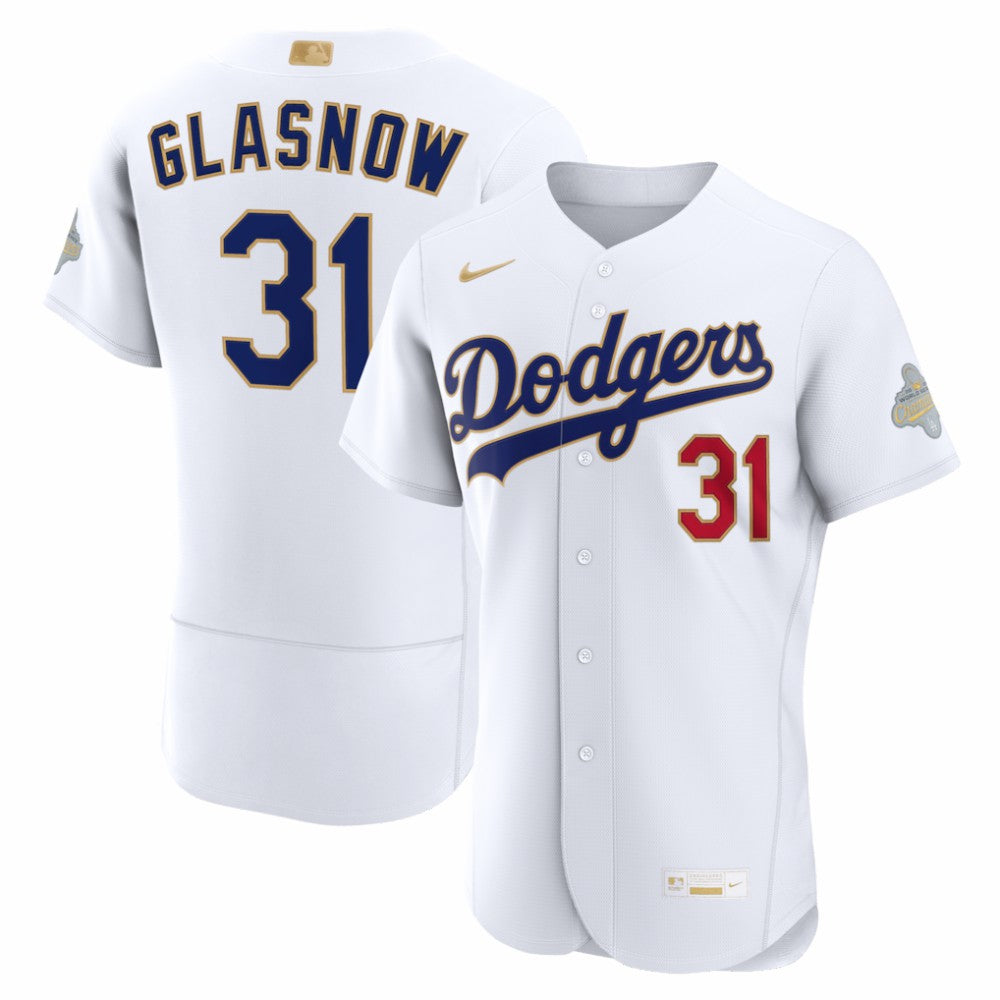 Tyler Glasnow Los Angeles Dodgers Nike 2026 Gold Collection Authentic Jersey Near Me