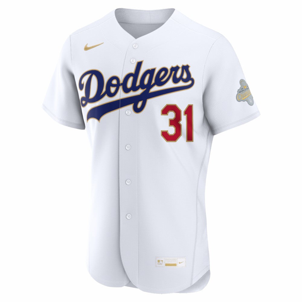 Tyler Glasnow Los Angeles Dodgers Nike 2026 Gold Collection Authentic Jersey Near Me