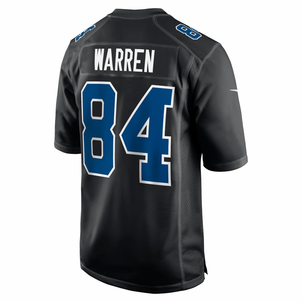 Tyler Warren Indianapolis Colts Fashion Game Jersey - Carbon Black - Nike