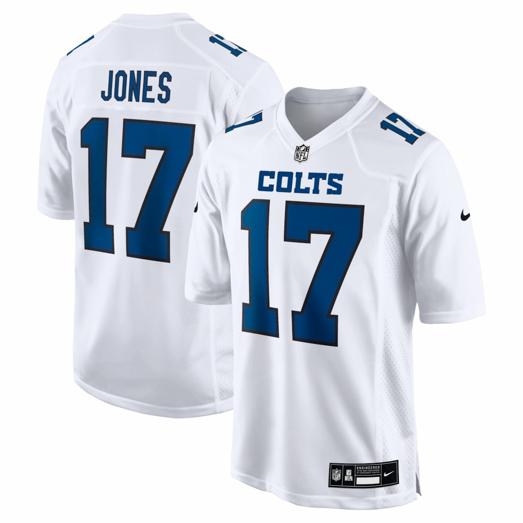 Daniel Jones Indianapolis Colts Fashion Game Jersey - Tundra White - Nike
