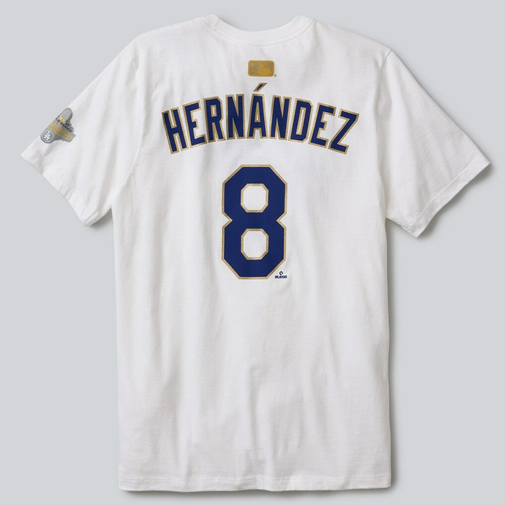 Enrique Hernández Los Angeles Dodgers Nike 2026 Gold Collection Name & Number T-Shirt Outlet