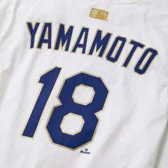 Yoshinobu Yamamoto Los Angeles Dodgers Nike 2026 Gold Collection Name & Number T-Shirt Near Me