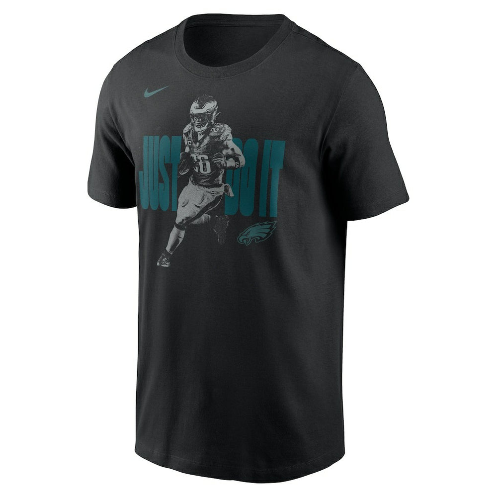 Saquon Barkley Philadelphia Eagles Just Do It T-Shirt - Black - Nike