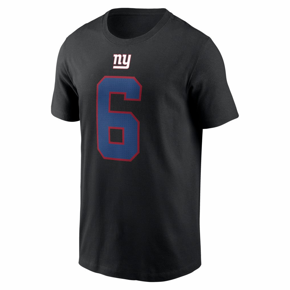 Jaxson Dart New York Giants Name & Number T-Shirt - Black - Nike