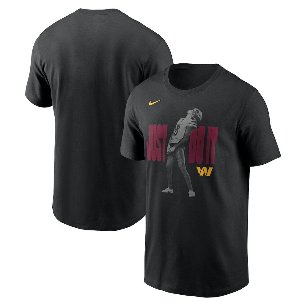 Jayden Daniels Washington Commanders Just Do It T-Shirt - Black - Nike