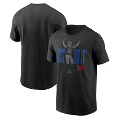 Jaxson Dart New York Giants Just Do It T-Shirt - Black - Nike