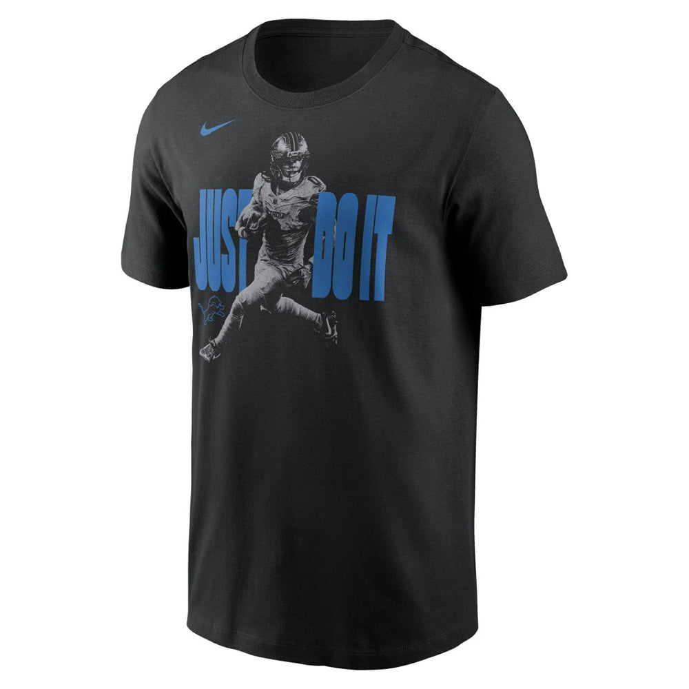 Jahmyr Gibbs Detroit Lions Just Do It T-Shirt - Black - Nike