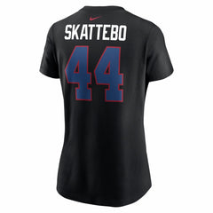 Cam Skattebo New York Giants Women's Name & Number T-Shirt - Black - Nike