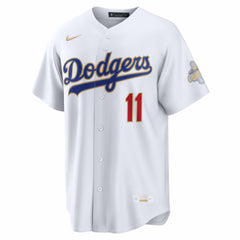 Roki Sasaki Los Angeles Dodgers Nike 2026 Gold Collection Kanji Stadium Jersey for sale