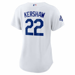Clayton Kershaw Los Angeles Dodgers Nike Women's Home 2025 World Series Champions Replica Jersey Sale
