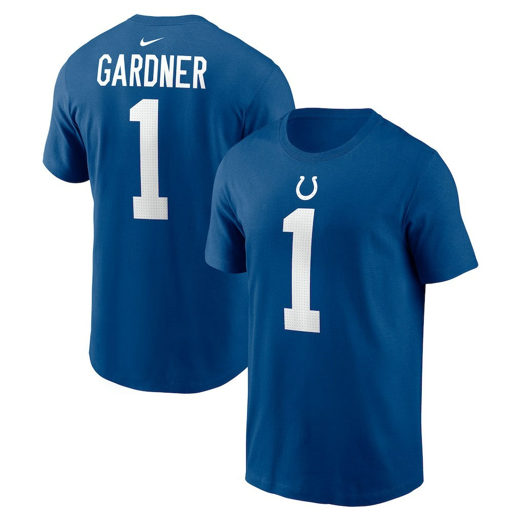 Ahmad Sauce Gardner Indianapolis Colts Player Name & Number T-Shirt - Royal - Nike