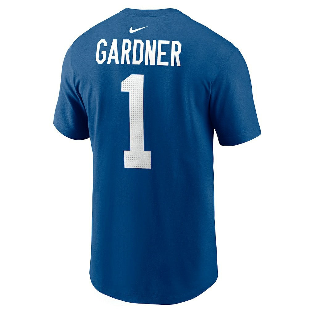 Ahmad Sauce Gardner Indianapolis Colts Player Name & Number T-Shirt - Royal - Nike