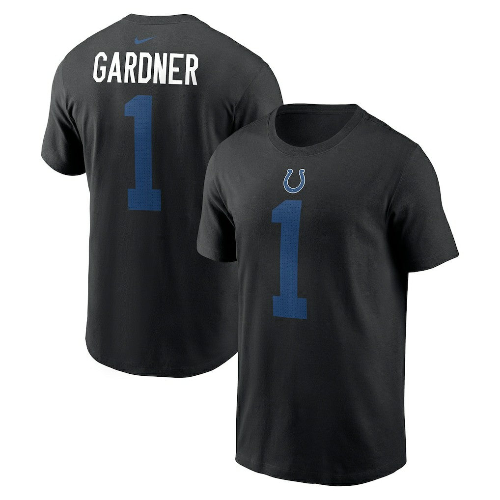 Ahmad Sauce Gardner Indianapolis Colts Player Name & Number T-Shirt - Black - Nike