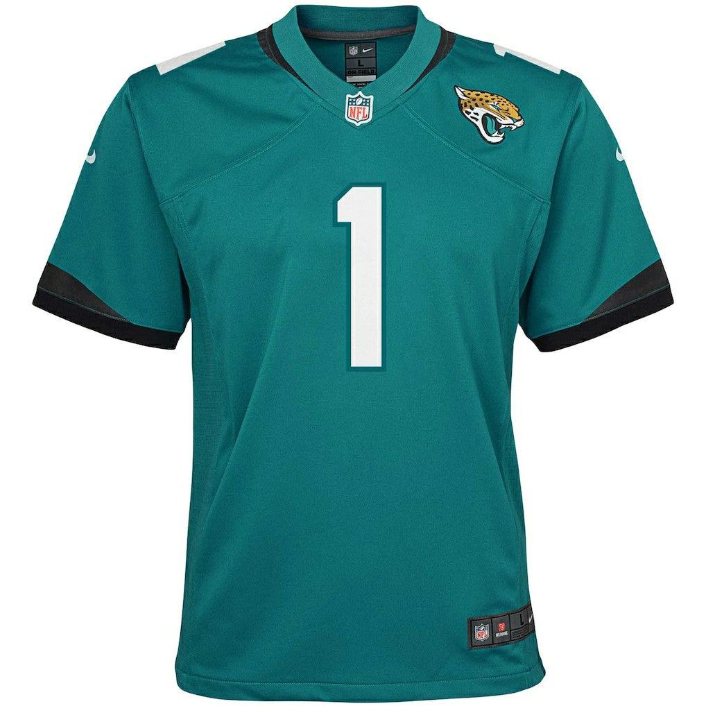 Travis Etienne Jacksonville Jaguars Youth Game Jersey - Teal - Nike