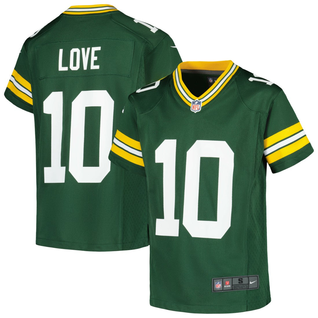 Jordan Love Green Bay Packers Youth Game Jersey - Green - Nike