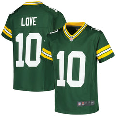 Jordan Love Green Bay Packers Youth Game Jersey - Green - Nike