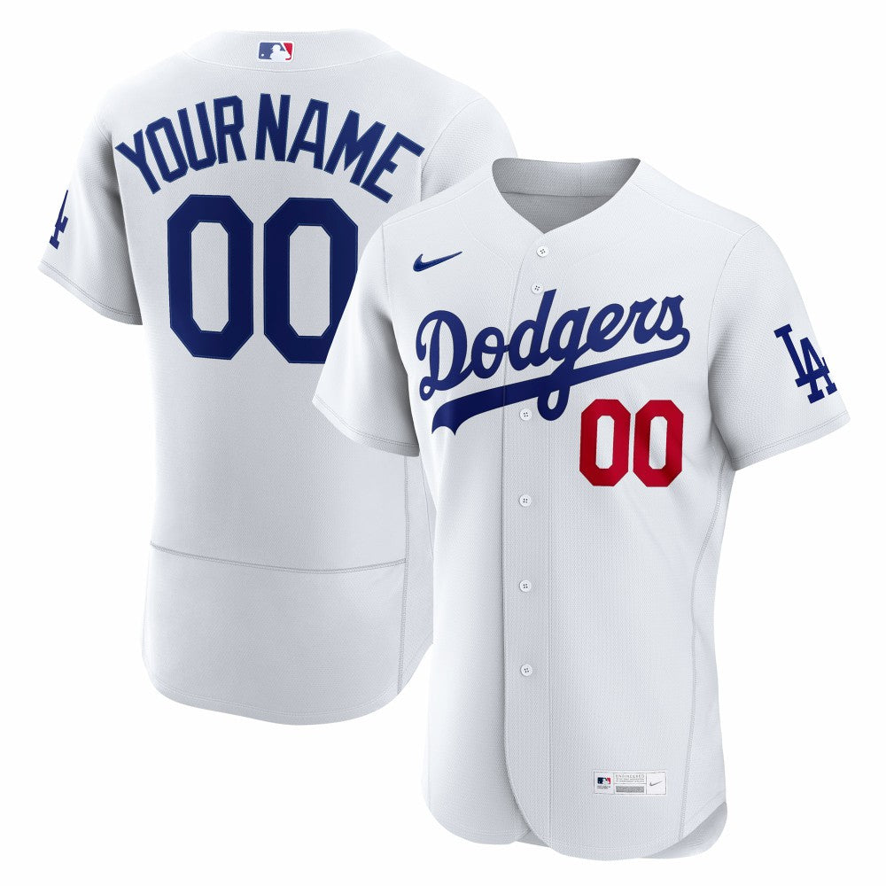 Los Angeles Dodgers Nike Home Authentic Custom Jersey Outlet