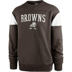 Cleveland Browns '47 Groundbreaker Onset Pullover Sweatshirt - Brown - 47 brand