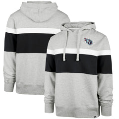Tennessee Titans '47 Warren Pullover Hoodie - Heather Gray - 47 brand