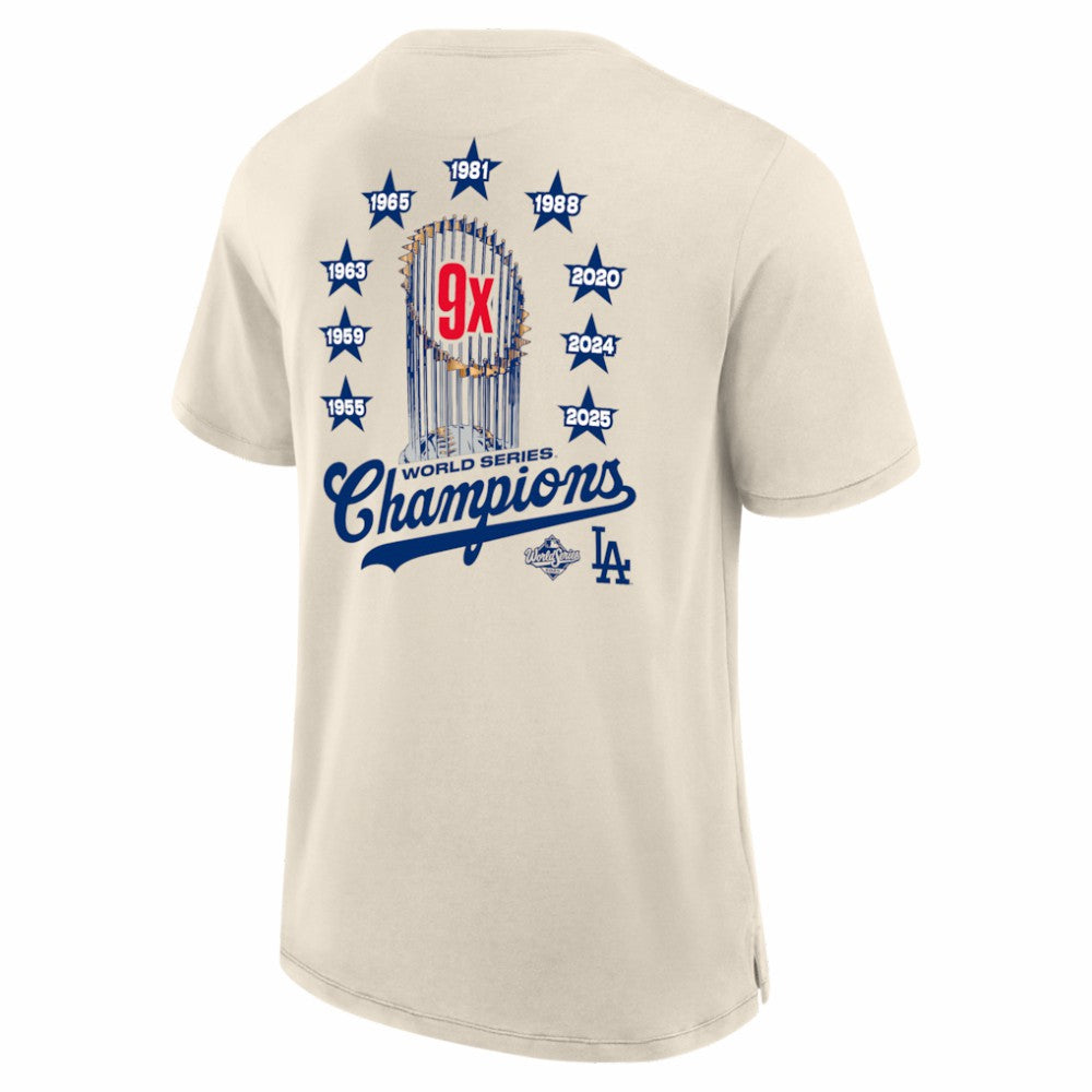 Los Angeles Dodgers Fanatics Local 9x Champs T-Shirt Outlet