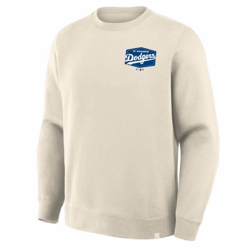 Los Angeles Dodgers Fanatics 9x Champs Crewneck Sweatshirt for sale