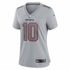 Drake Maye New England Patriots Women's Fashion Atmosphere Fashion Game Jersey - Gray - Nike