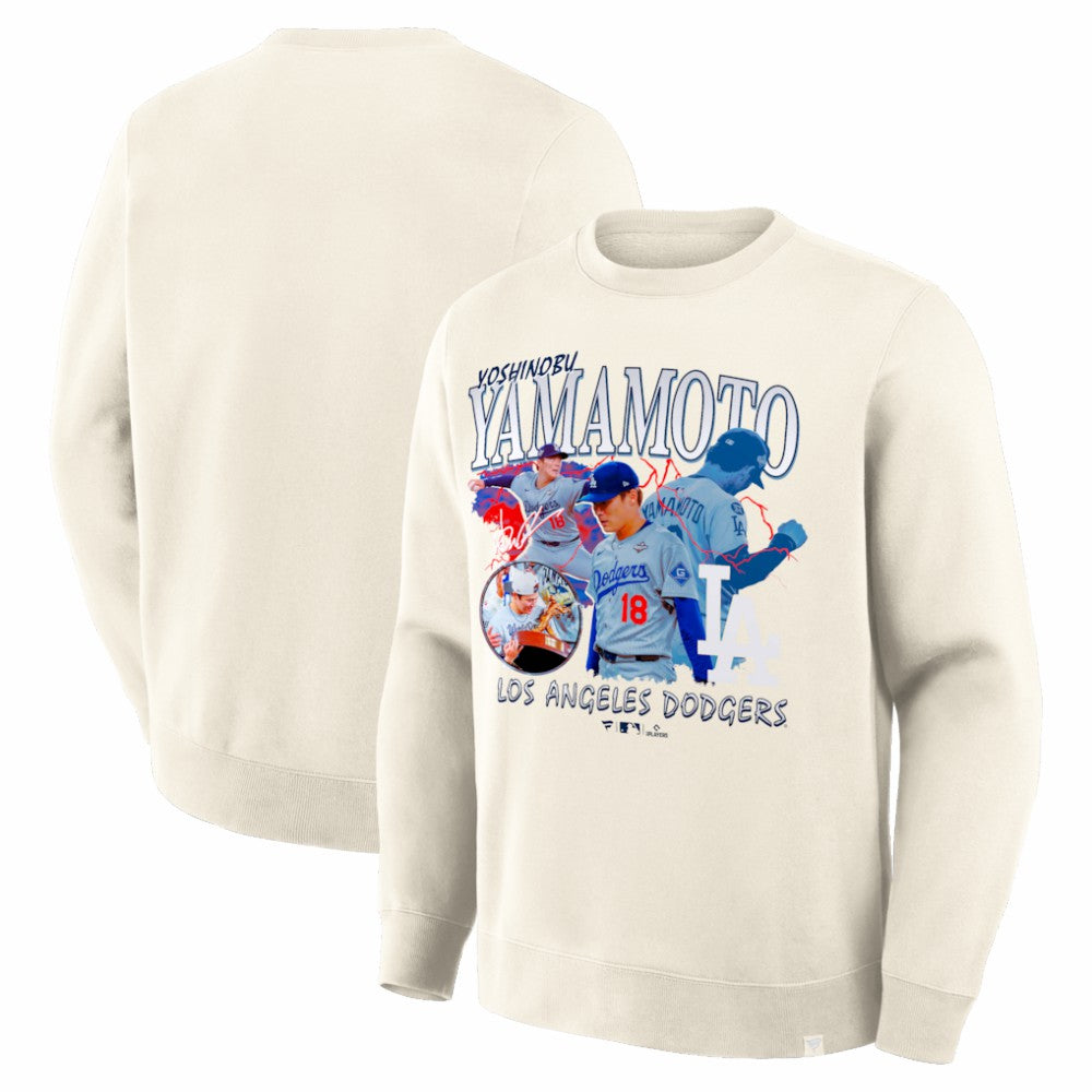 Yoshinobu Yamamoto Los Angeles Dodgers Fanatics Montage Legacy Sweatshirt for sale