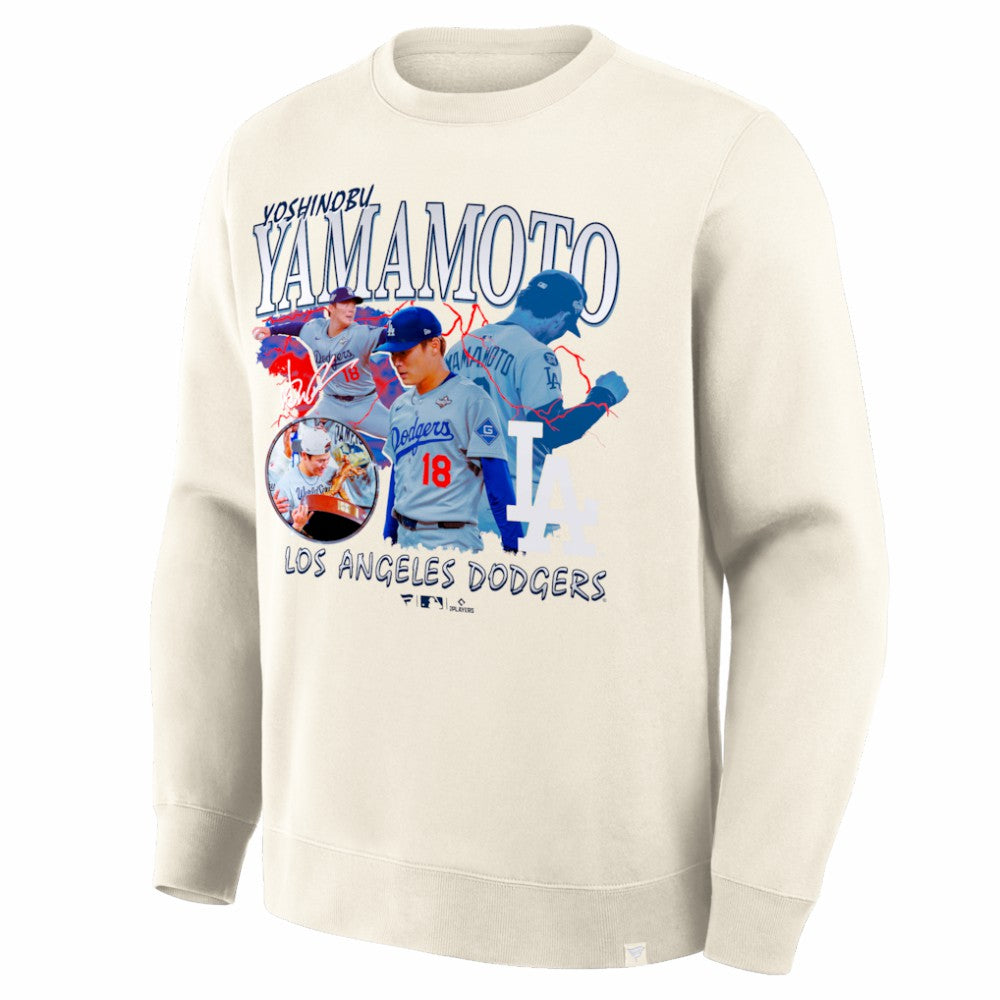 Yoshinobu Yamamoto Los Angeles Dodgers Fanatics Montage Legacy Sweatshirt for sale