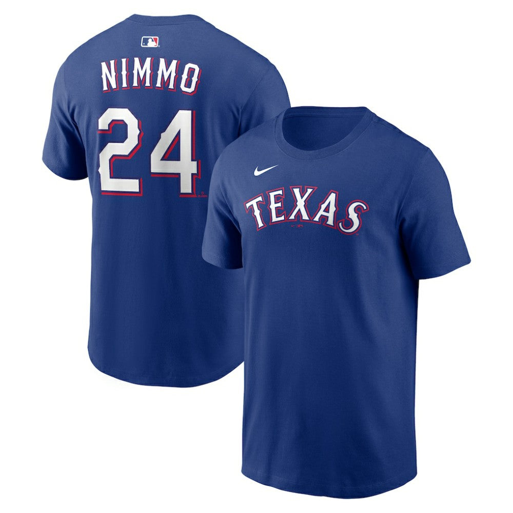 Brandon Nimmo Texas Rangers Nike Home Name & Number T-Shirt Online