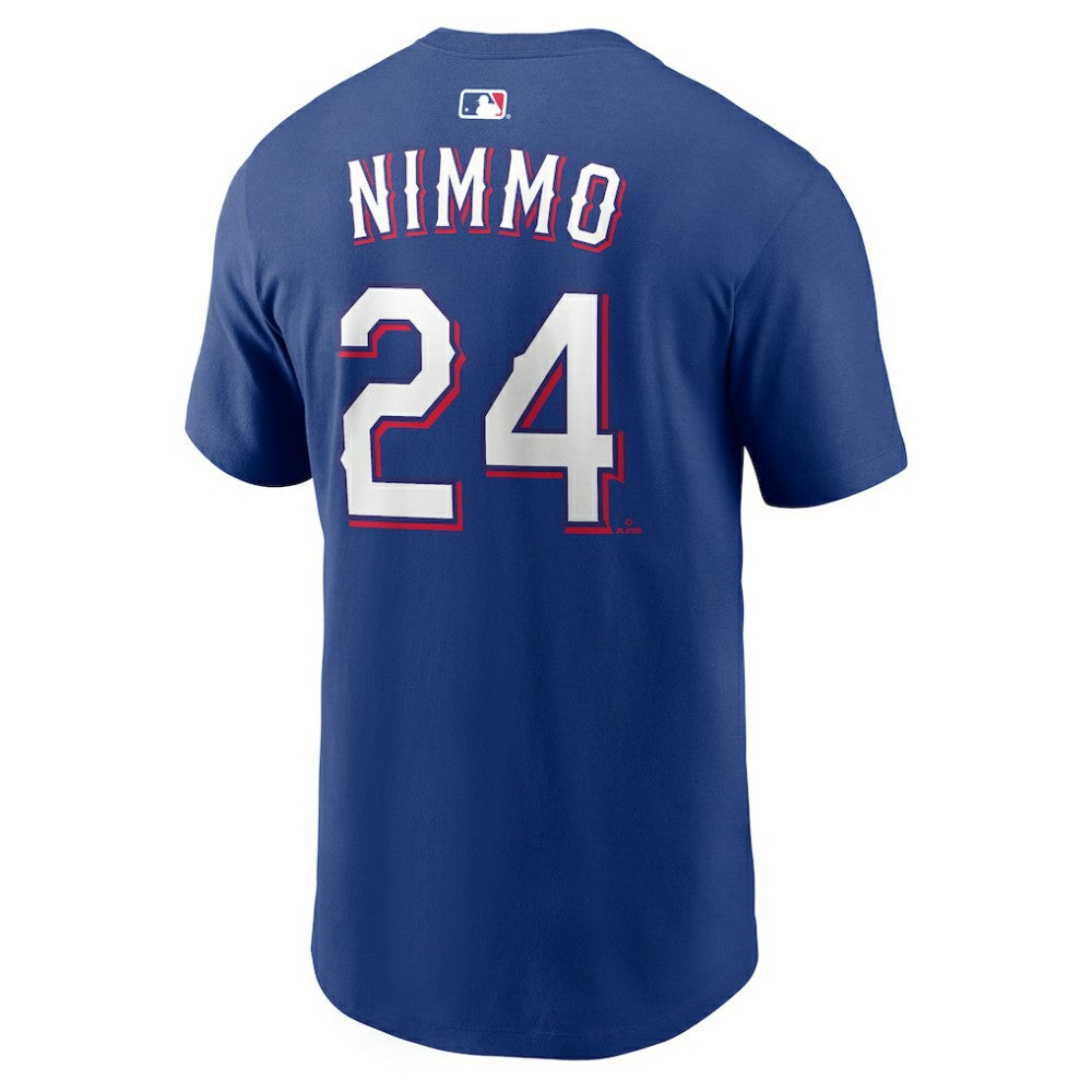 Brandon Nimmo Texas Rangers Nike Home Name & Number T-Shirt Online