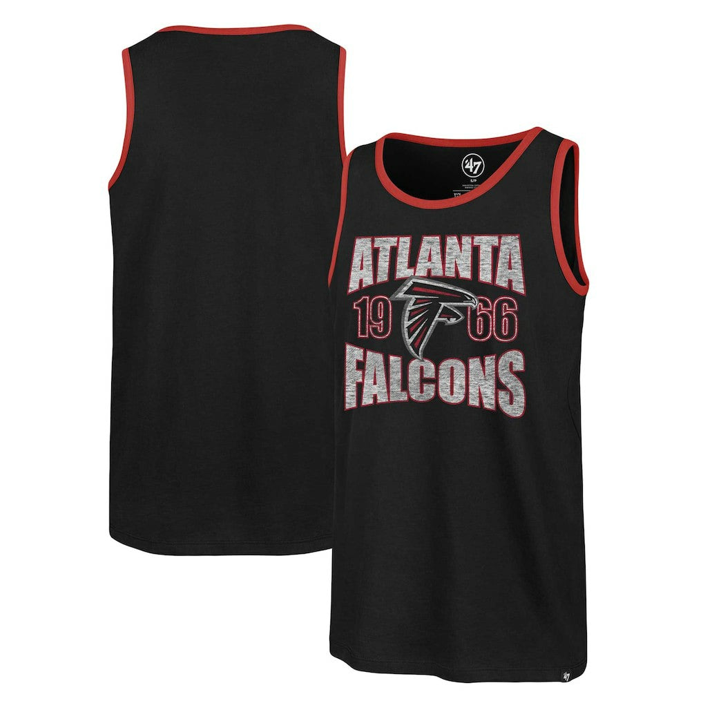 Atlanta Falcons '47 Upload Franklin Tank Top - Black - 47 brand