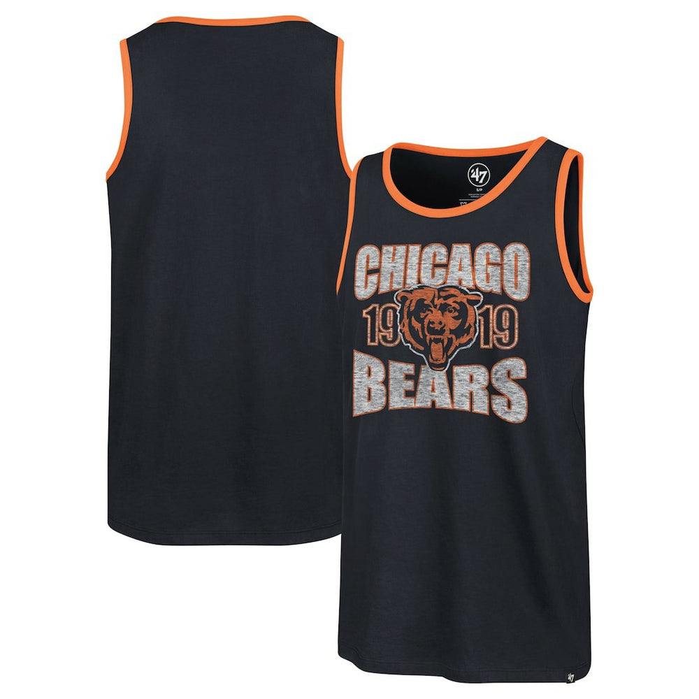 Chicago Bears '47 Upload Franklin Tank Top - Navy - 47 brand