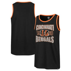 Cincinnati Bengals '47 Upload Franklin Tank Top - Black - 47 brand