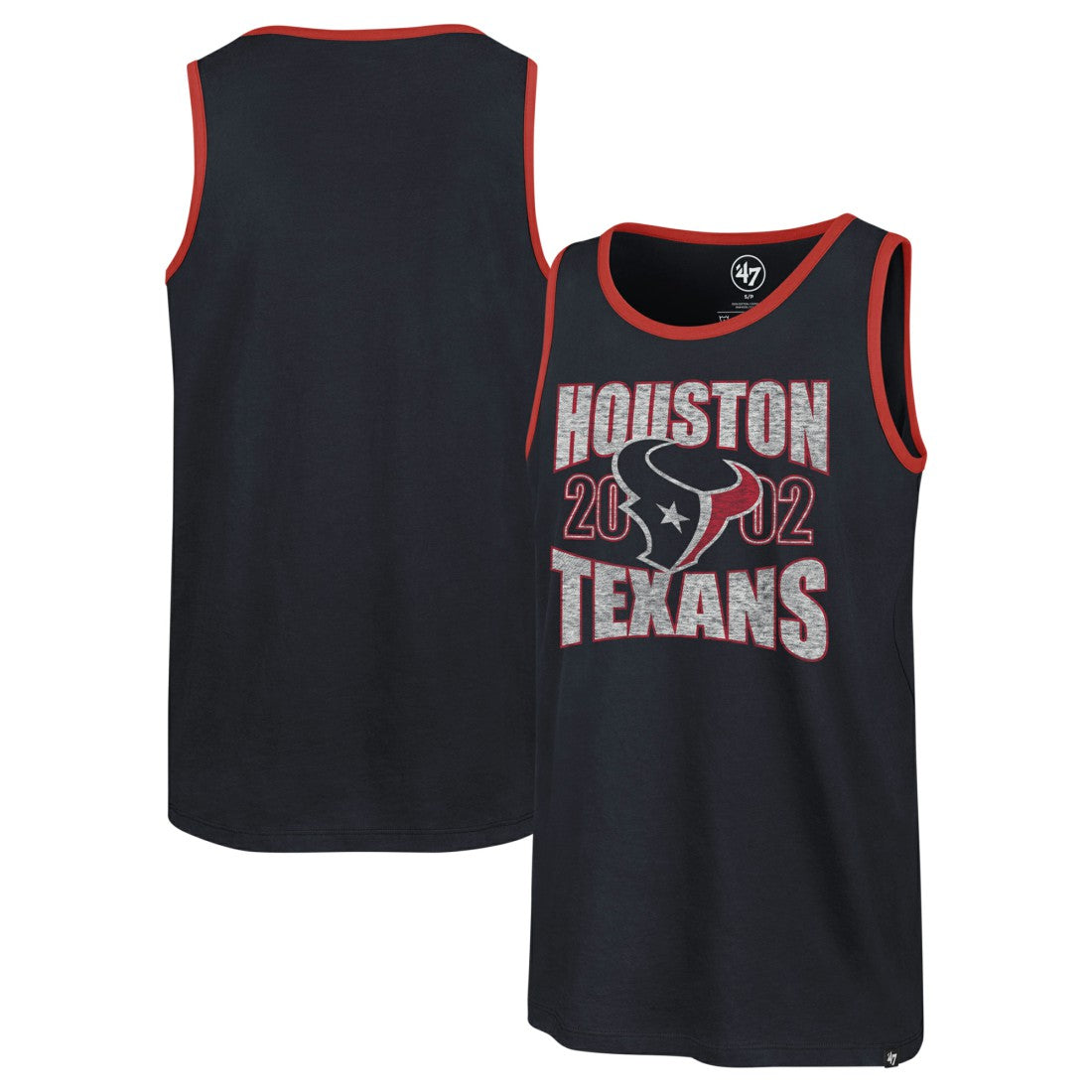 Houston Texans '47 Upload Franklin Tank Top - Navy - 47 brand