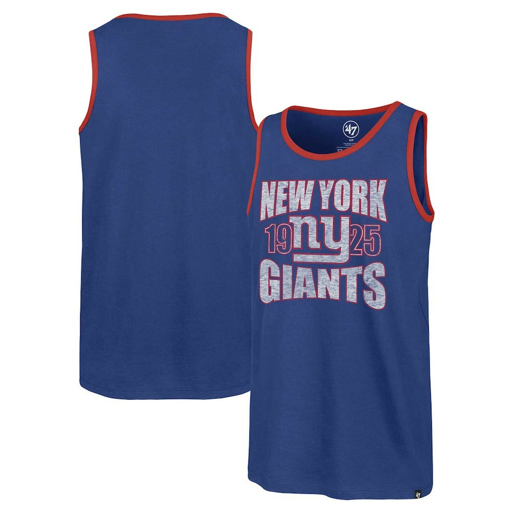 New York Giants '47 Upload Franklin Tank Top - Royal - 47 brand