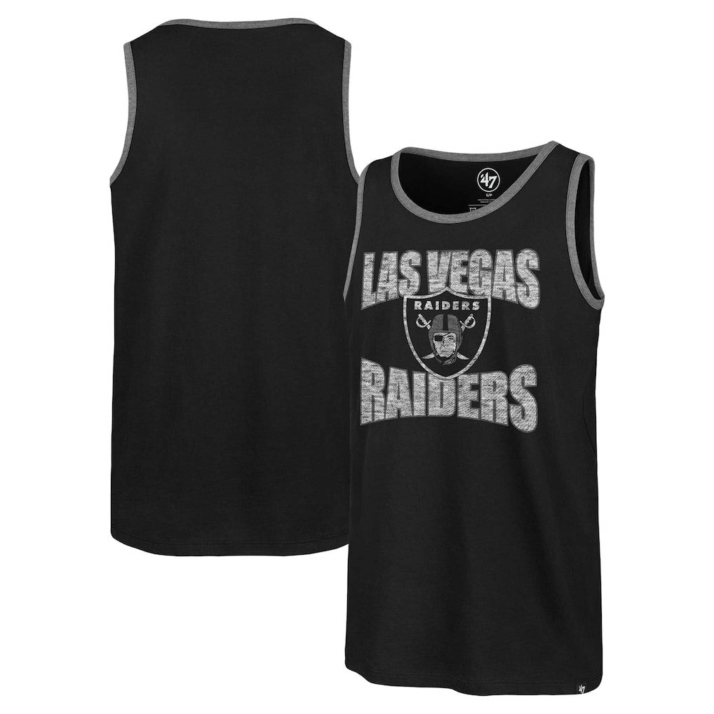 Las Vegas Raiders '47 Upload Franklin Tank Top - Black - 47 brand