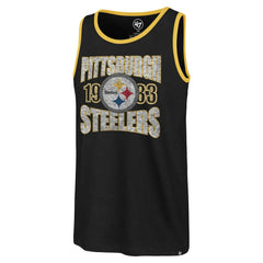 Pittsburgh Steelers '47 Upload Franklin Tank Top - Black - 47 brand