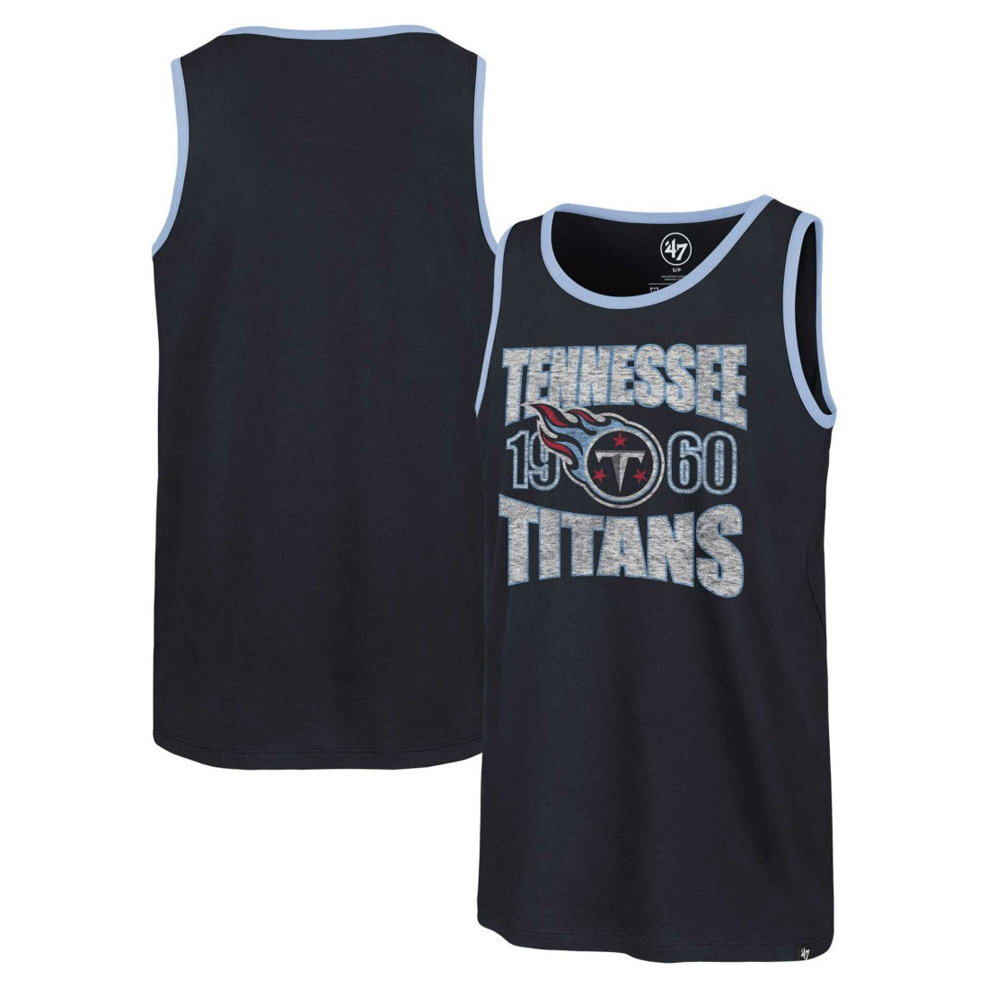 Tennessee Titans '47 Upload Franklin Tank Top - Navy - 47 brand